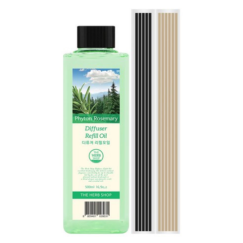 더허브샵 디퓨저 리필 오일, 피톤 로즈마리, 500ml