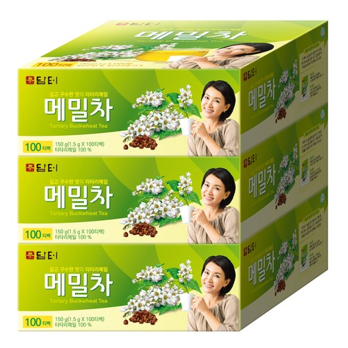 담터에프엔비 메밀차 100p, 1.5g, 100개입, 3개