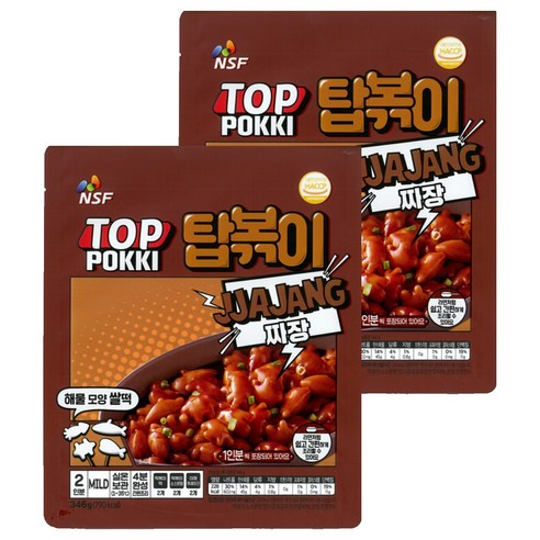 탑볶이 짜장맛, 346g, 2개