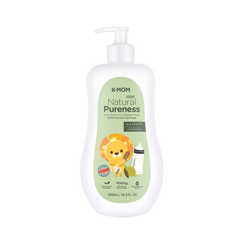 케이맘 퓨어니스 젖병세정제 액상형 용기, 500ml, 1개