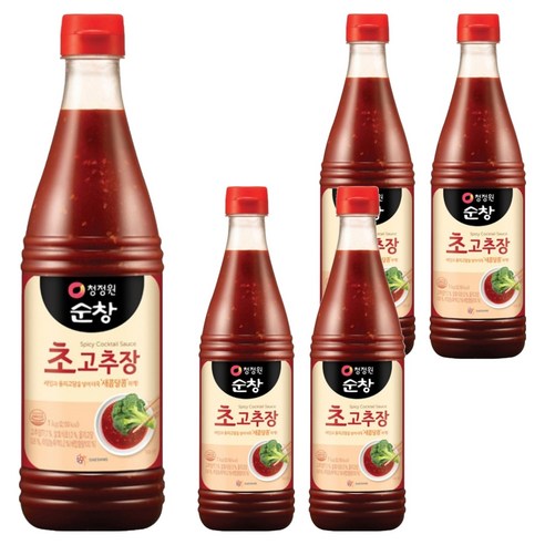 청정원순창 초고추장, 1kg, 5개