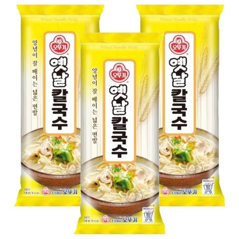 오뚜기옛날 칼국수, 500g, 3개