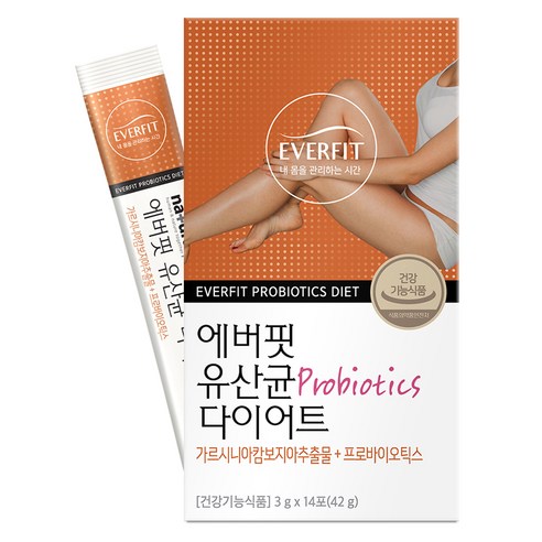 에버핏 유산균 다이어트 14포 10박스 / 모유유래 가르시니아, 10개