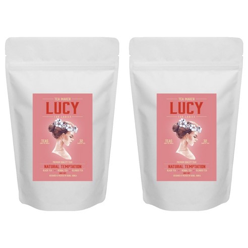LUCY 루이보스 애플레몬 티백, 1g, 50개입, 2개