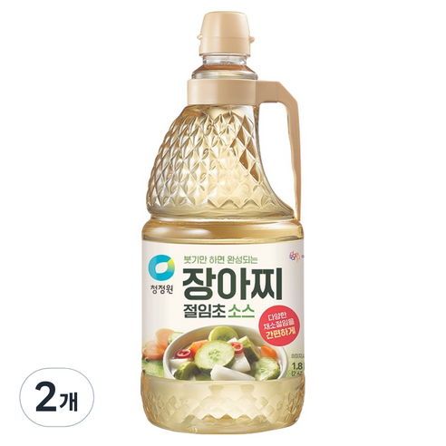 대상 청정원 장아찌 절임초 소스, 2개, 1.8L