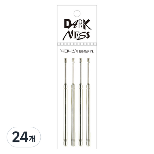 다크니스 돌돌말이 귀이개, 1개입, 24개