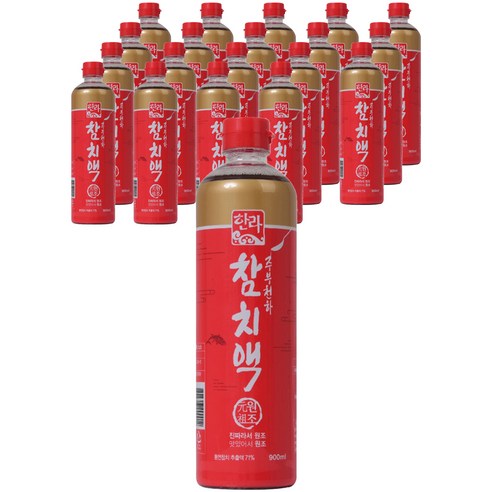 한라 참치액, 900ml, 20개