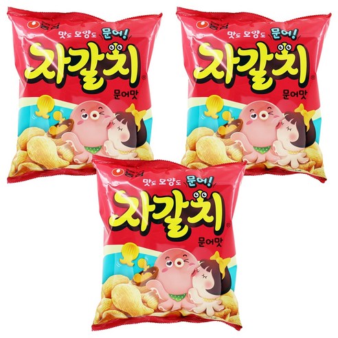 농심 자갈치, 174g, 3개