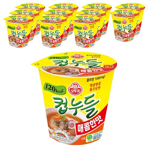 오뚜기 컵누들 매콤한 맛 37.8g