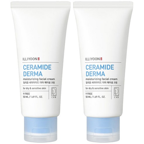 일리윤 세라마이드 더마 페이셜 크림, 50ml, 2개