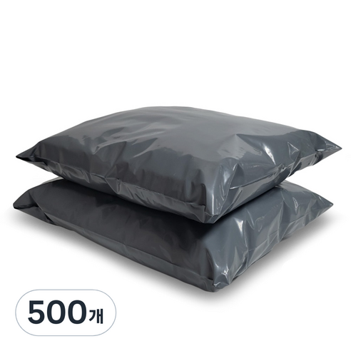 황제포장산업 LDPE 택배봉투 딥 그레이, 500개