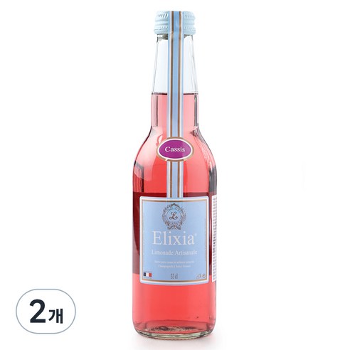 엘릭시아 블랙커런트맛 탄산음료, 330ml, 2개