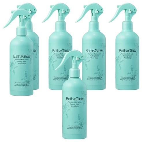 컬러딥 배쓰앤글로우 필링워터 우드세이지, 6개, 280ml
