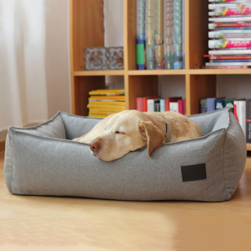 미아카라 NUBE Dog Cushion 강아지 침대, Salt&Pepper
