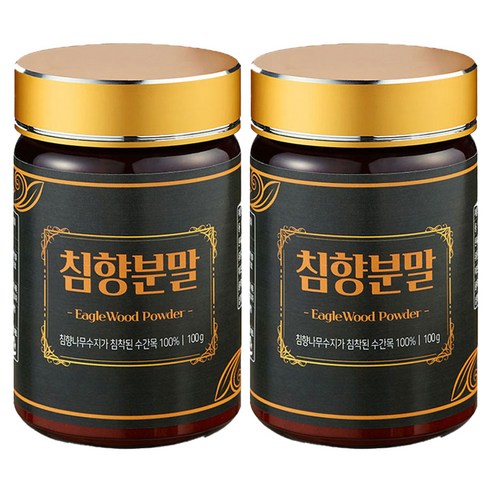 건강중심 침향가루, 2개, 100g