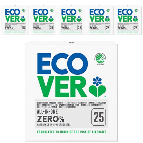 에코버 ZERO 식기세척기세제 타블렛, 20g, 150개입