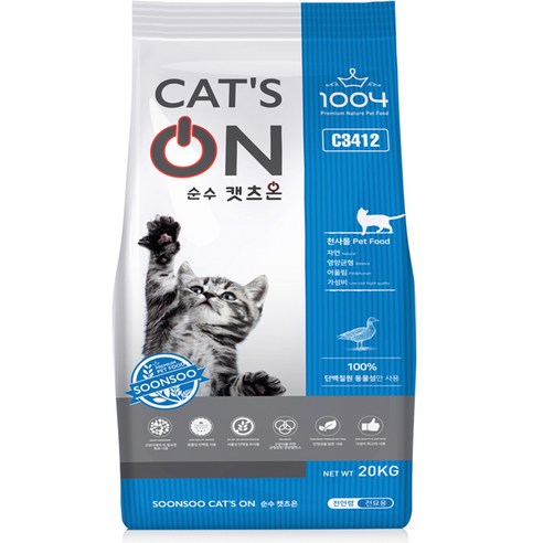 팜스코 캣츠온 고양이사료, 20kg, 1개