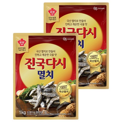 대상 진국다시 멸치, 1kg, 2개