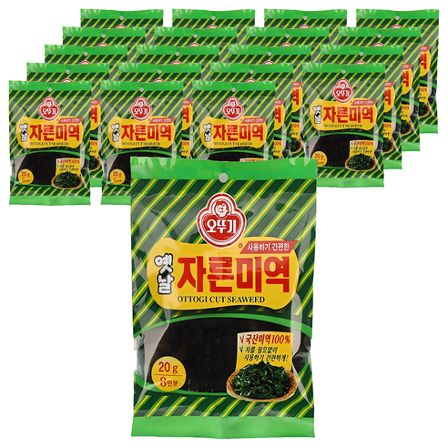 오뚜기 옛날자른미역, 20g, 20개