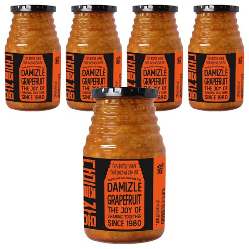 다미즐 자몽 액상차, 1kg, 1개입, 5개