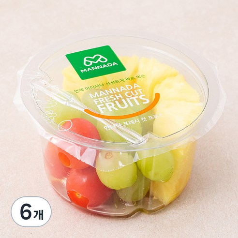 만나 프레시 믹스 파인 포도 방울, 250g, 1개입, 6개