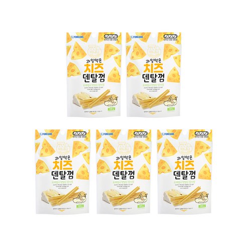 포켄스 강아지 과일먹은 치즈덴탈껌 100g, 바나나, 5개