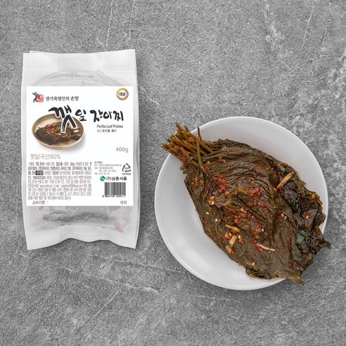 권기옥 명인 웃말 깻잎 장아찌, 225g, 1개