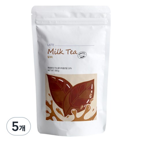베오베 밀크티 파우더, 500g, 1개입, 5개