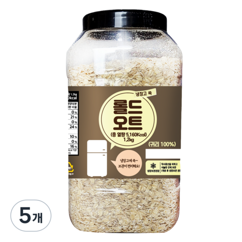 [롤드오트밀] 내돈내산 후기, 냉장고쏙 롤드 오트: 건강한 아침 식사를 위한 완벽한 선택 관련상품