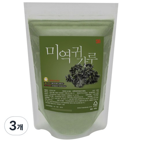 갑당약초 미역귀 가루, 300g, 3개