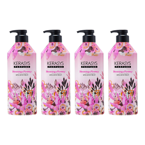 케라시스 퍼퓸 샴푸 블루밍 앤 플라워리향, 980ml, 4개