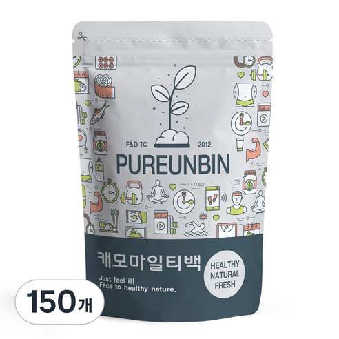푸른빈 캐모마일 꽃차 삼각티백, 1.5g, 50개입, 3개