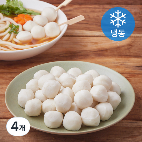 지엔씨푸드 피쉬볼 화이트 (냉동), 500g, 4개