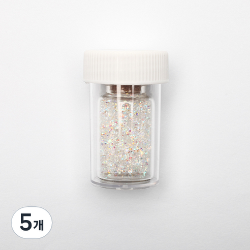 팔라 언포일 믹스 크리스탈AB 픽시스톤 네일아트 파츠 1.6mm, 투명, 5개