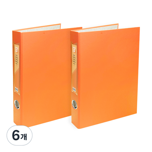 투코비 도노 D링 바인더 3공 A4 3cm, 6개, 주황