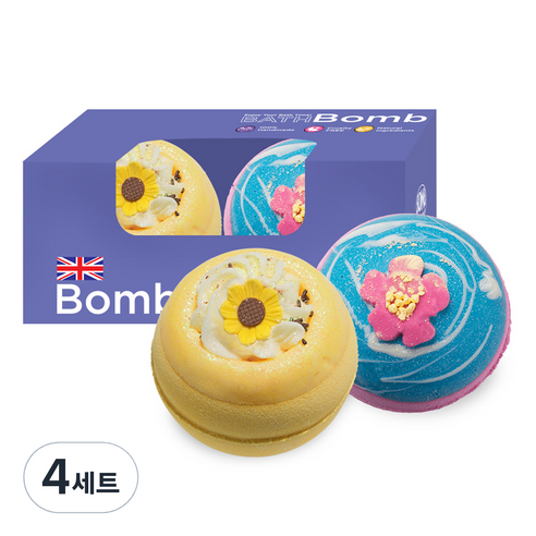 밤코스메틱 프리미엄 탄산 입욕제 허니비마인 160g + 훌라훌라 160g 세트, 4개