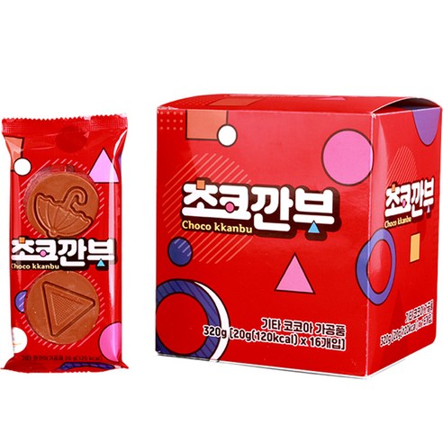 에이스엠앤티 초코 깐부 랜덤발송 16p, 320g, 1개