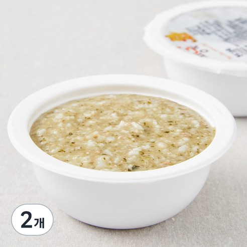 짱죽 중기 8개월 부터 이유식 죽, 혼합맛(한우 / 그린 시금치), 200g, 2개