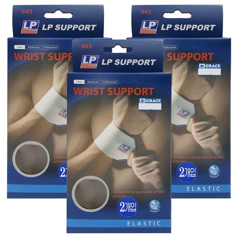 엘피서포트 643 WRIST 손목 보호대 2개입, 6개