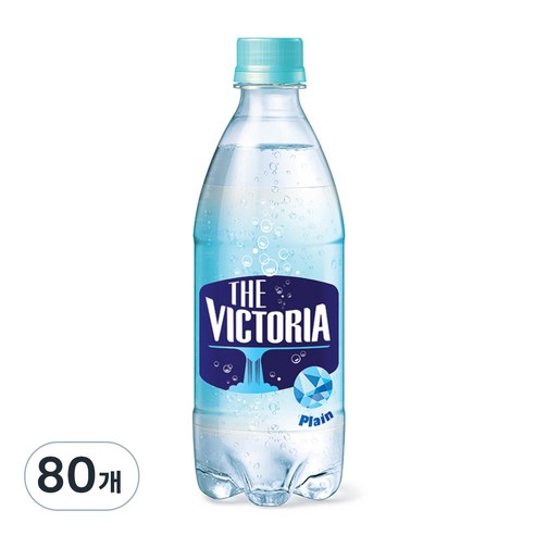 웅진 더빅토리아 탄산수 플레인, 500ml, 80개