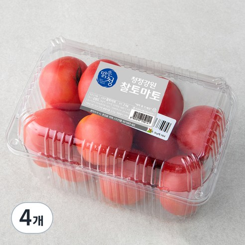 강원 맑은청 청정 찰토마토, 2kg, 4팩