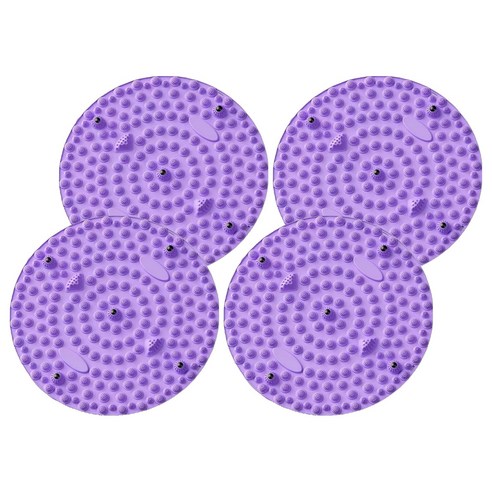 비투윈 발 마사지 시원한 발지압매트 55cm, 4개, 퍼플