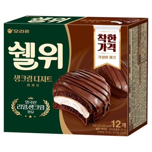 오리온 쉘위 카카오, 1개, 408g