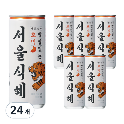 클룹 서울식혜 제로 호박, 24개, 238ml