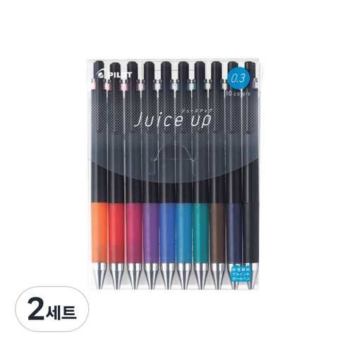 파이롯트 쥬스업 젤잉크펜 0.3mm 10종 세트 LJP200S3-10C, 혼합색상, 2세트