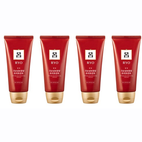 려 함빛 집중영양 헤어 트리트먼트, 180ml, 4개