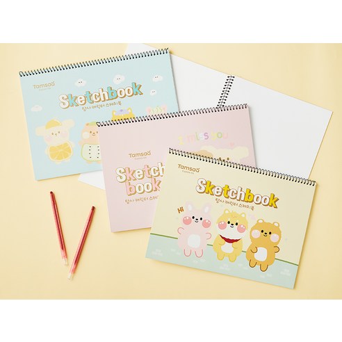 무한한 상상력을 펼쳐낼 도화지, 탐사 캐릭터 스케치북