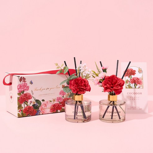 향기로 전하는 감사의 마음, 코코도르 카네이션 디퓨저 선물세트