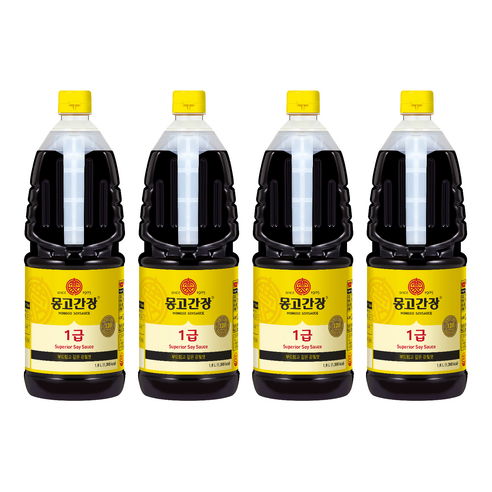 몽고간장 1급, 1.8L, 4개