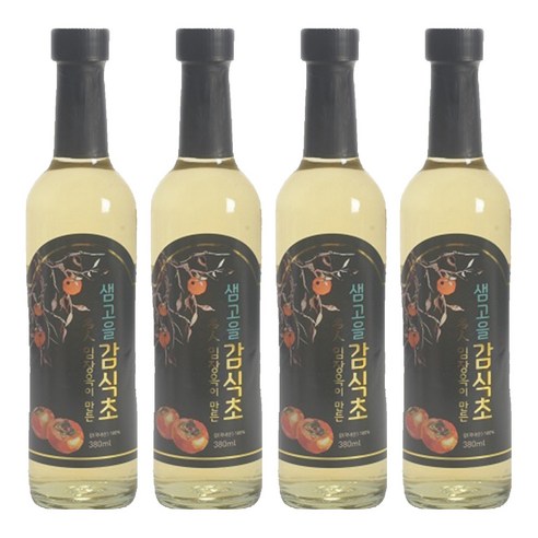 샘고을 감식초, 380ml, 4개